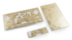 GP2x Wiz Metal Sticker (Gold)