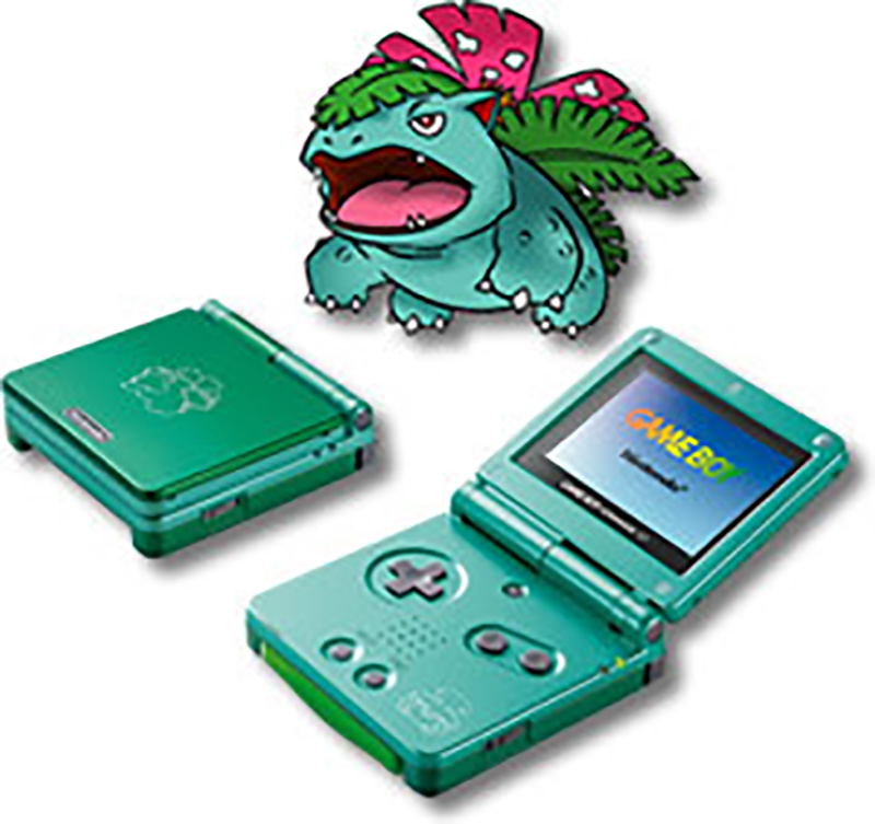 Game Boy Advance SP - Venusaur Leaf Green (110V) image 1