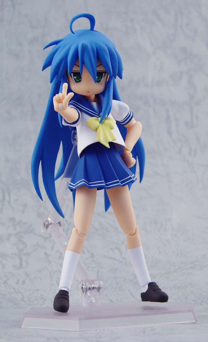 Lucky Star Non Scale Pre-Painted PVC Figure: figma Izumi Konata (Summer School Version) image 3