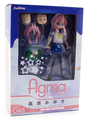 Lucky Star Non Scale Pre-Painted PVC Figure: figma Takara Miyuki (School Uniform Version)