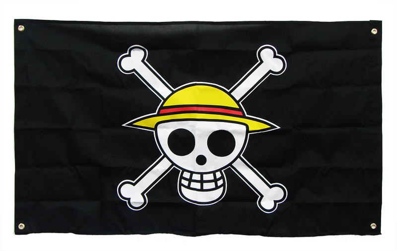 One Piece 10th Anniversary Pirate Flag: Straw Hat Flag image 1