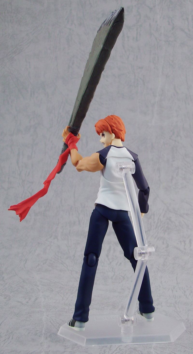 Fate/stay night Non Scale Pre-Painted PVC Figure: figma Emiya Shiro (Casual Version) image 4