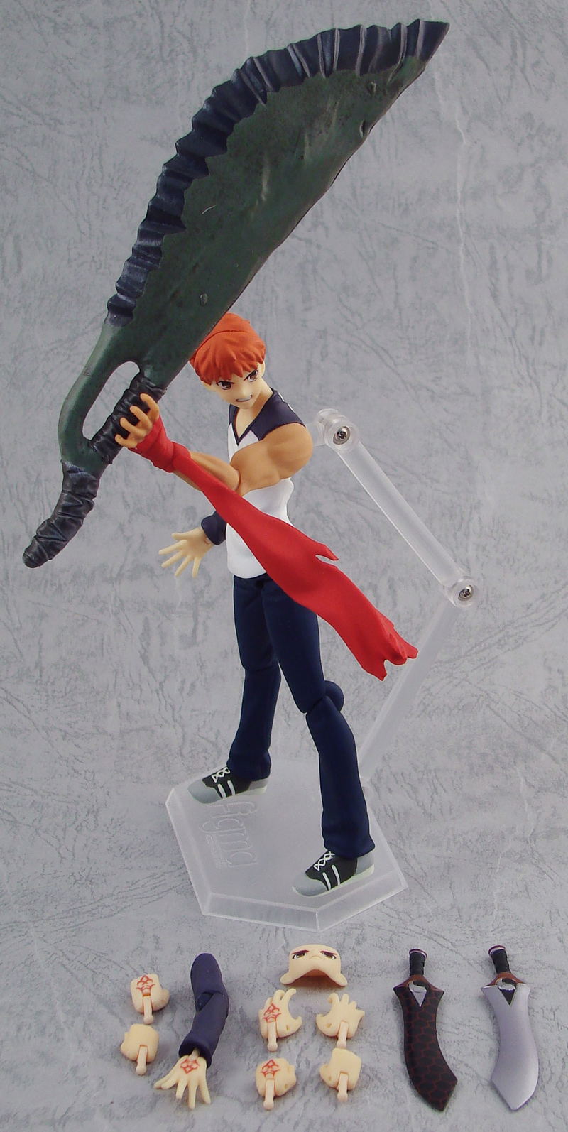 Fate/stay night Non Scale Pre-Painted PVC Figure: figma Emiya Shiro (Casual Version) image 5