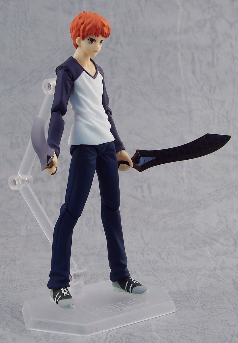 Fate/stay night Non Scale Pre-Painted PVC Figure: figma Emiya Shiro (Casual Version) image 6