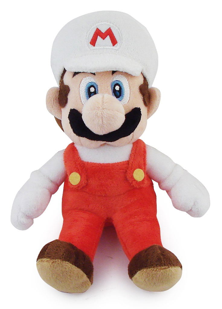 Super Mario Plush Series Plush Doll: Fire Mario image 1