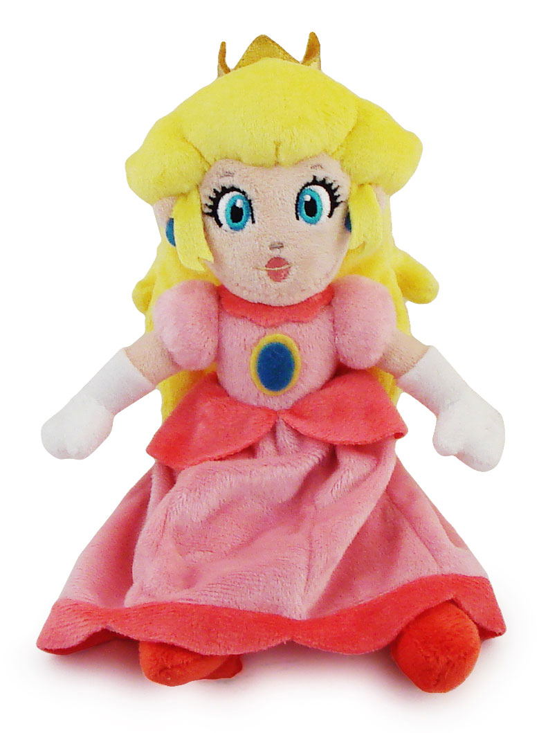 Super Mario Plush Series Plush Doll: Princess Peach (Small Size) image 1