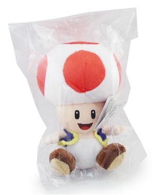 Super Mario Plush Series Plush Doll: Toad (Small Size)