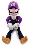 Super Mario Plush Series Plush Doll: Waluigi (Small Size) thumbnail 1