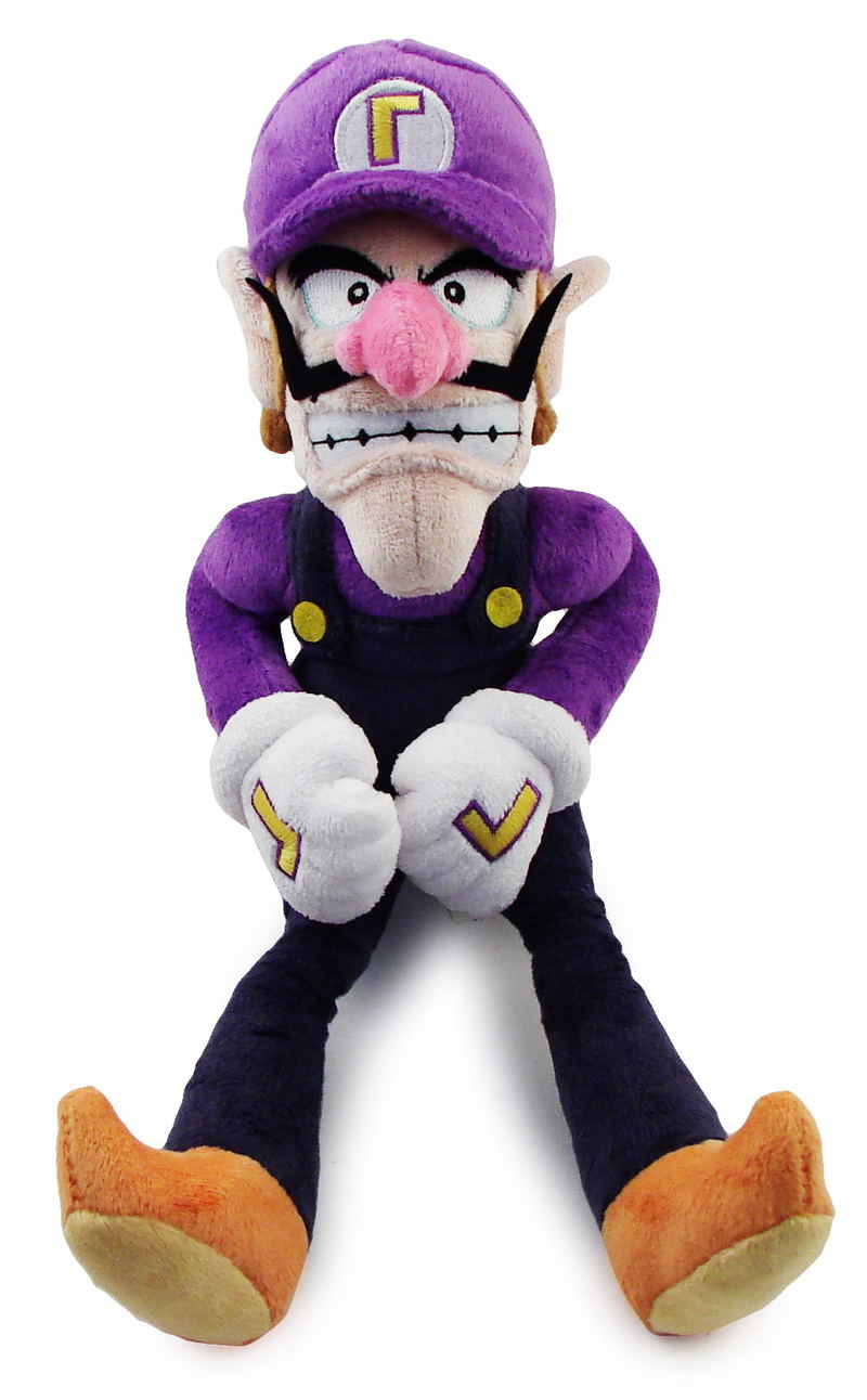 Super Mario Plush Series Plush Doll: Waluigi (Small Size) image 1