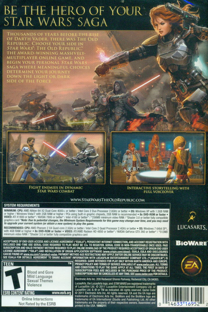 Star Wars: The Old Republic (DVD-ROM) image 2