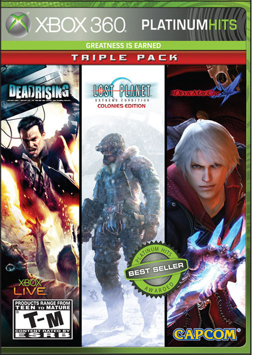 Capcom Triple Pack - Dead Rising, Lost Planet: Extreme Condition Colonies Edition, Devil May Cry 4 (Platinum Hits) image 1