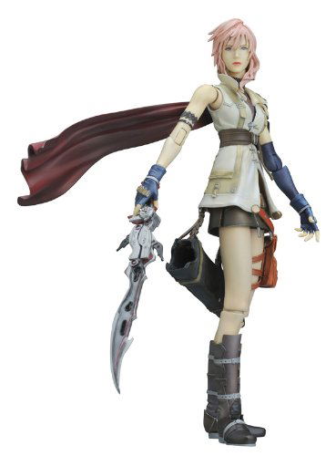 Final Fantasy XIII Play Arts Kai Pre-Painted Figure: Lightning (Re-run) image 1