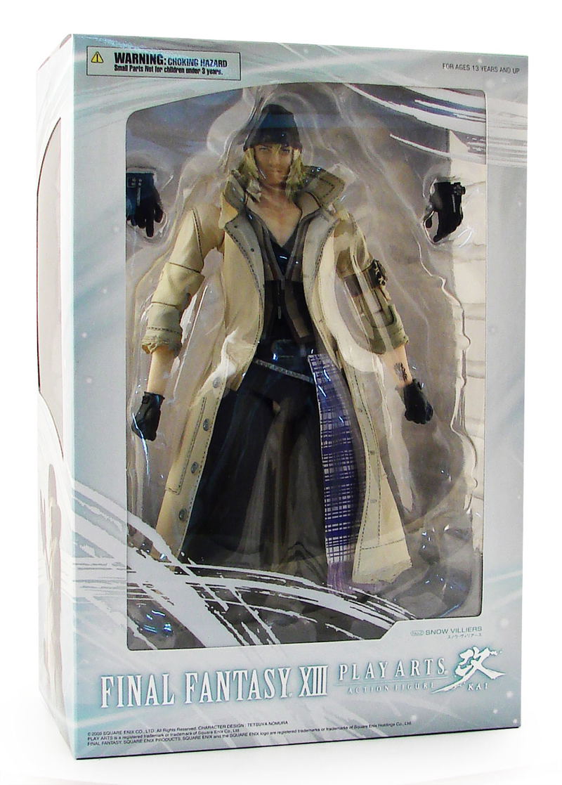 Final Fantasy XIII Play Arts Kai Pre-Painted Figure: Snow Villiers (Re-run) image 6