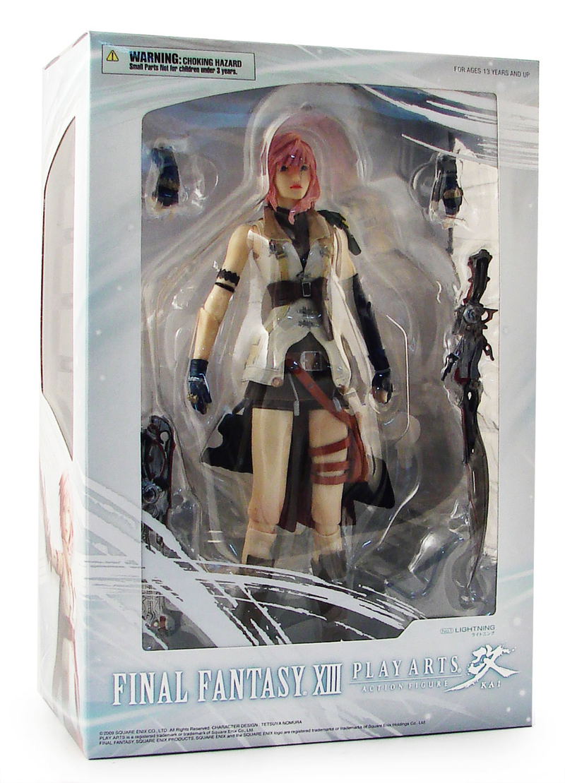 Final Fantasy XIII Play Arts Kai Pre-Painted Figure: Lightning (Re-run) image 6