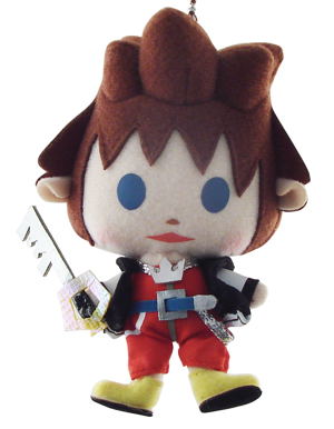 Kingdom Hearts Avatar Key Chain Mini Plush Doll: Sora_