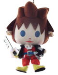 Kingdom Hearts Avatar Key Chain Mini Plush Doll: Sora thumbnail 1