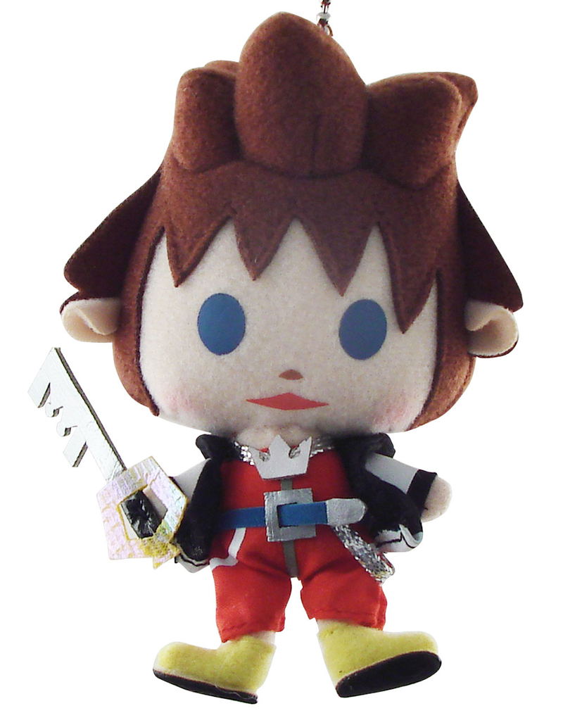Kingdom Hearts Avatar Key Chain Mini Plush Doll: Sora image 1