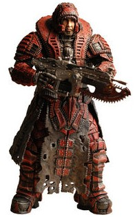 Gears of War Series 4 Pre-Painted Figure: Marcus Fenix (Theron Disguise)_