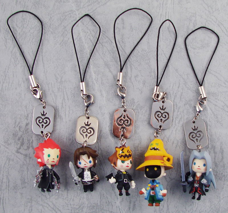 Square Enix Kingdom Hearts Avatar Mascot Phone Strap Vol.2: Axel image 4