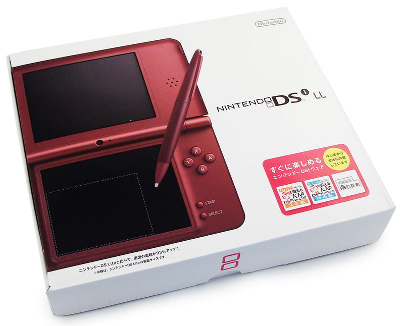 Nintendo DSi LL (Wine Red) image 5