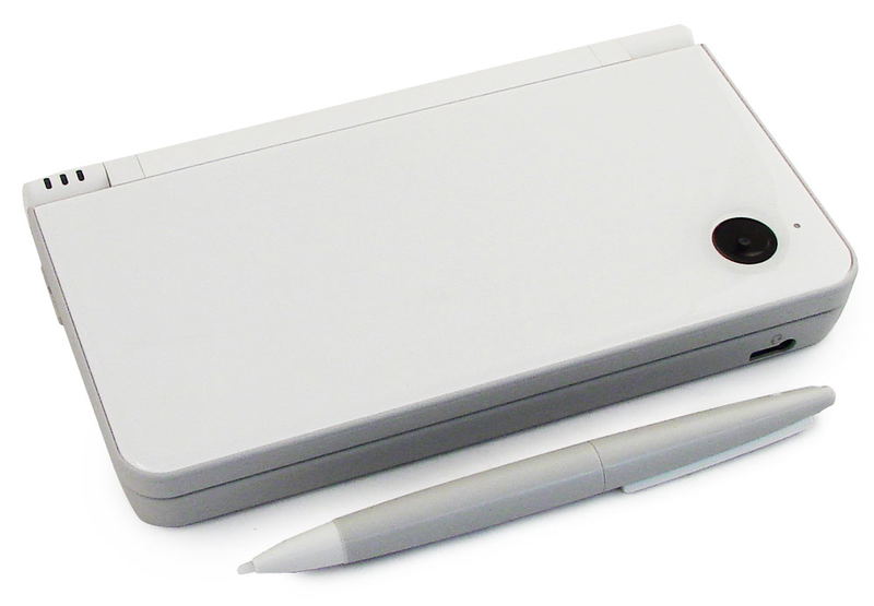 Nintendo DSi LL (Natural White) image 1