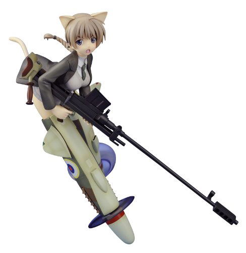 その他 STRIKEWITCHES LynetteBishop SpitfireMk22 Strike Witches 1/8 Scale Pre-Painted PVC Figure: Lynette Bishop