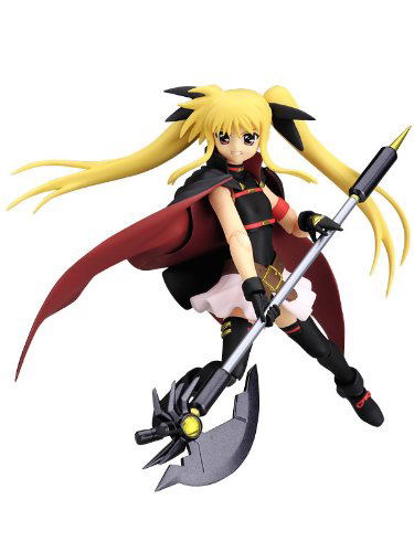 Magical Girl Lyrical Nanoha Striker S Non Scale Pre-Painted PVC Figure: figma Fate Testarossa image 1