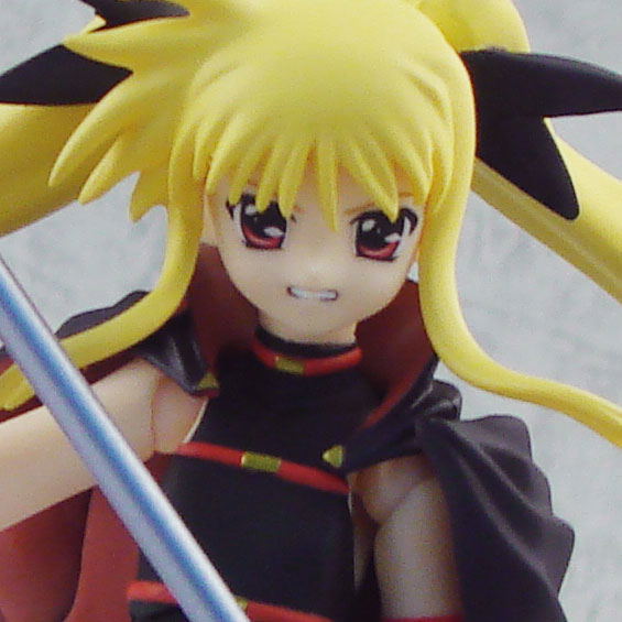 Magical Girl Lyrical Nanoha Striker S Non Scale Pre-Painted PVC Figure: figma Fate Testarossa image 2