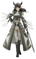 Shining Wind 1/8 Scale Pre-Painted PVC Figure: Xecty (Military Version) thumbnail 1