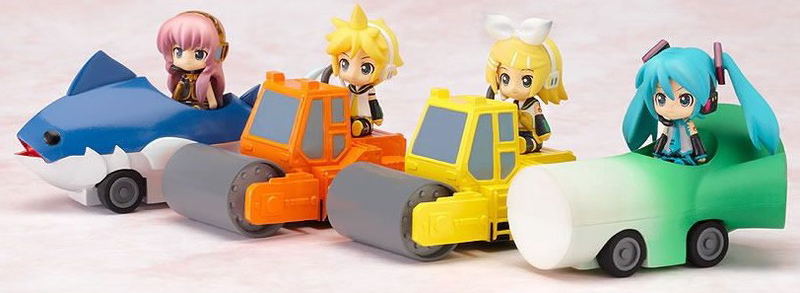 Nendoroid Plus Vocaloid Pull Back Car: Miku in Spring Onion Car image 3