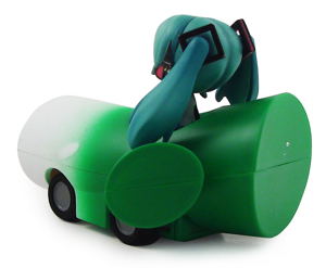 Nendoroid Plus Vocaloid Pull Back Car: Miku in Spring Onion Car