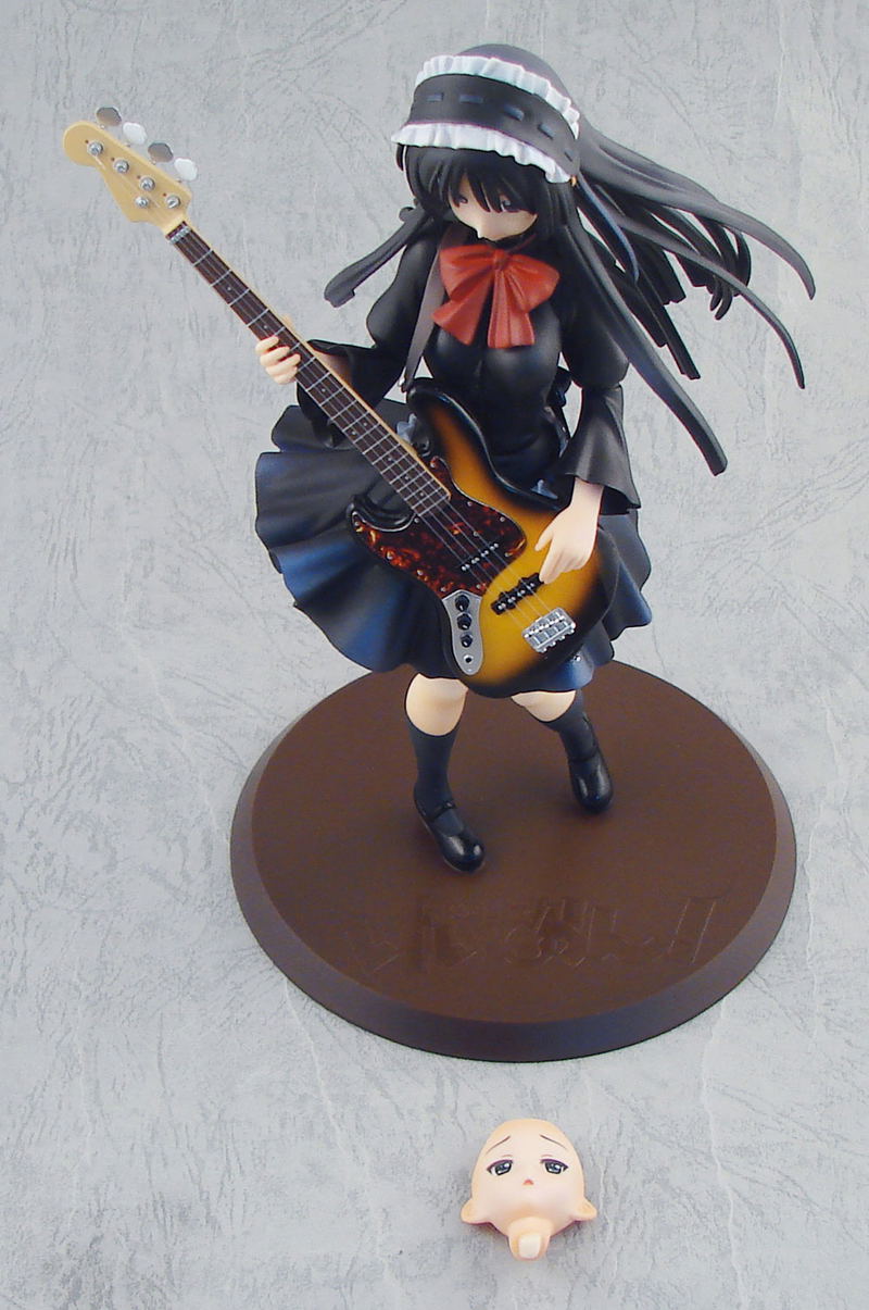 K-ON! 1/8 Scale Pre-Painted PVC Figure: Akiyama Mio (Up Lark Version) image 5