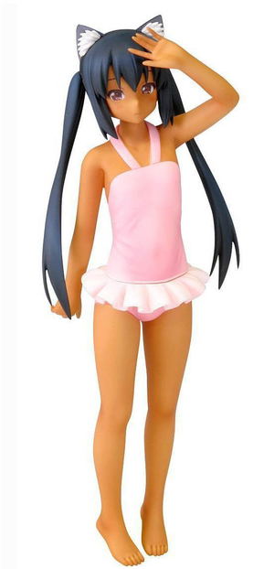 K-ON! 1/10 Scale Pre-Painted PVC Figure: Nakano Azusa (Tan Version)_