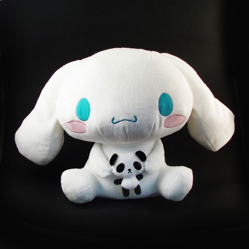 Cinnamoroll Big Plush Doll: Cinnamoroll with panda image 1