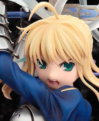 Fate/stay night 1/7 Scale Pre-Painted PVC Figure: Saber Excaliber Version (Re-Run) image 2
