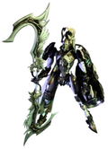 Final Fantasy XIII Play Arts Kai Pre-Painted Figure: Odin thumbnail 1