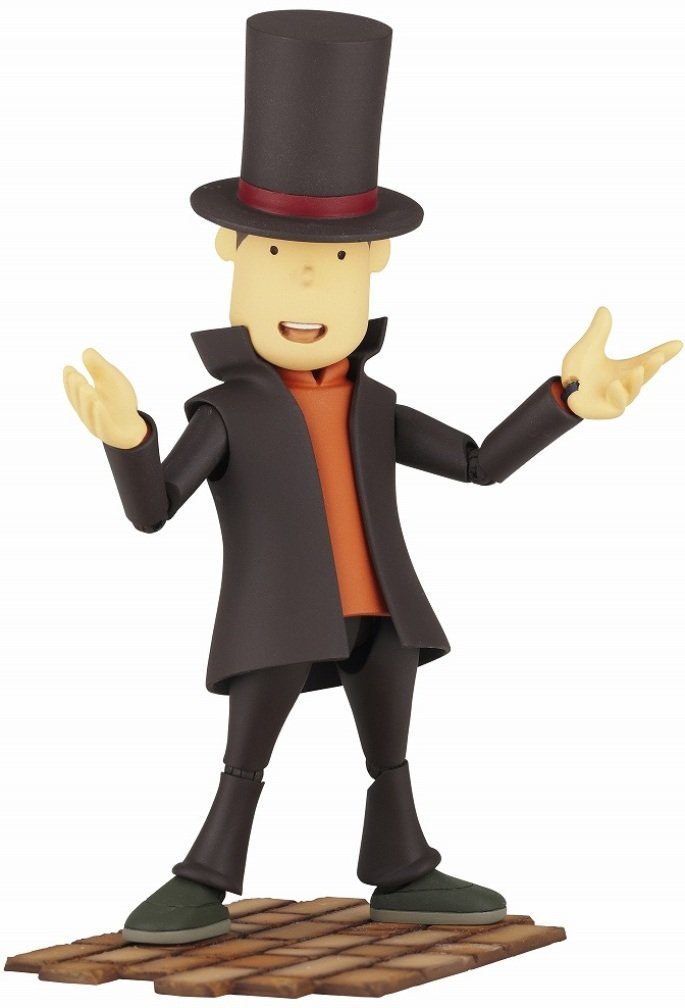 Revoltech Series No. 086 - Professor Layton Non Scale Pre-Painted PVC Action Figure: Professor Layton image 1
