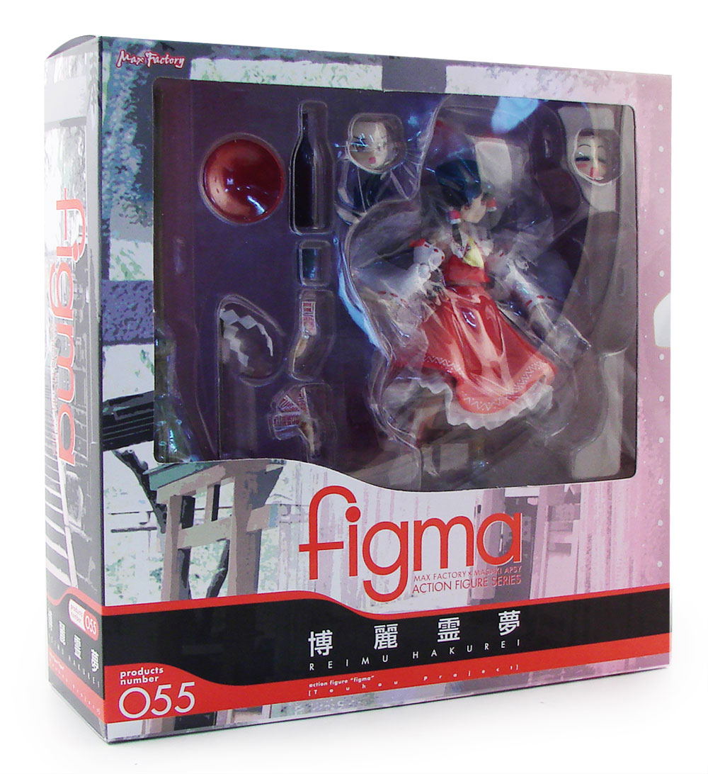 Touhou Project Non Scale Pre-Painted PVC Figure: figma Reimu Hakurei