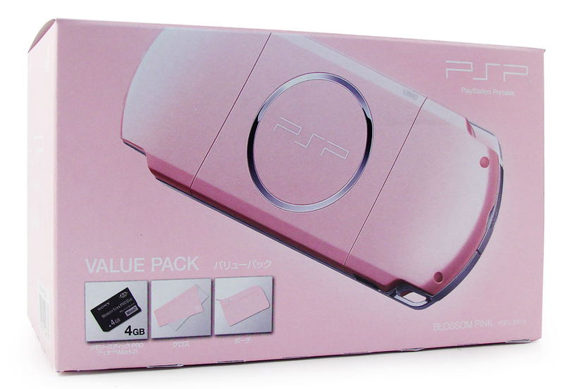 PSP PlayStation Portable Slim & Lite - Blossom Pink Value Pack (PSPJ-30014) image 1