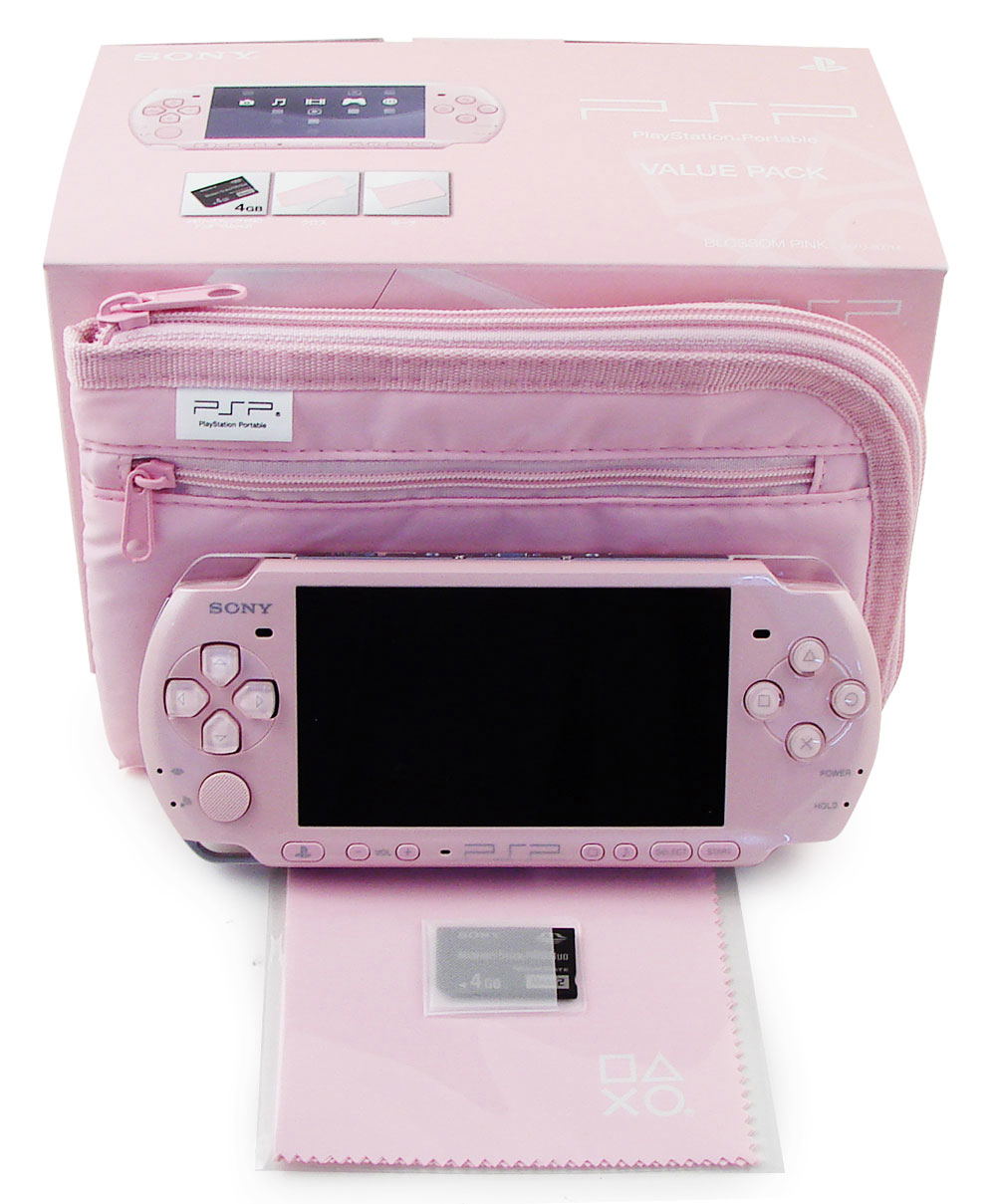 PSP PlayStation Portable Slim & Lite - Blossom Pink Value Pack