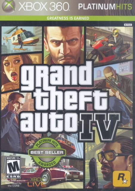 Grand Theft Auto IV GTA 4 - Xbox 360/Xbox One - Game Games