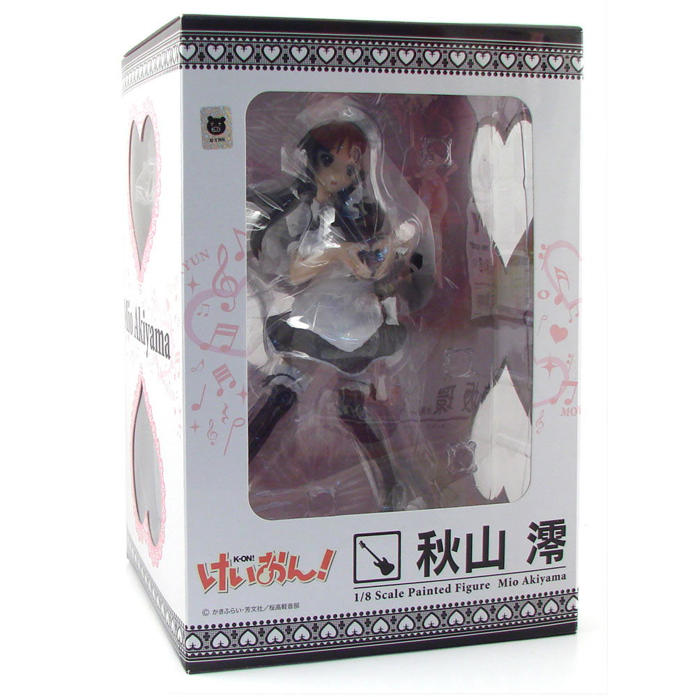 K-ON! 1/8 Scale Pre-Painted PVC Figure: Akiyama Mio (Freeing Version)