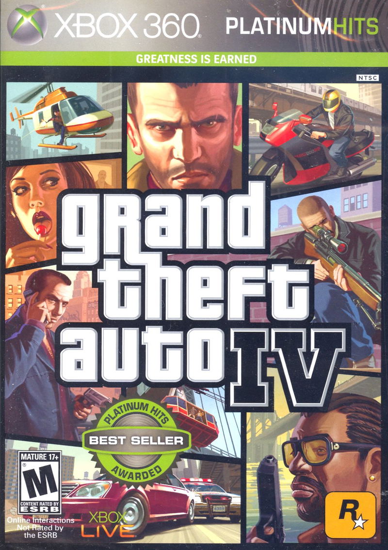 Grand Theft Auto IV (Platinum Hits) [Damaged Box] image 1