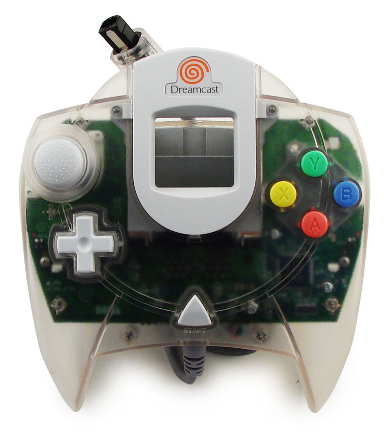 Dreamcast Controller (Millenium 2000 Clear Design) image 2