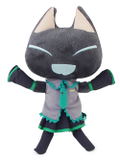 Dokodemoissyo X Miku Hatsune Fun Collection Plush Doll: Kuroid thumbnail 1