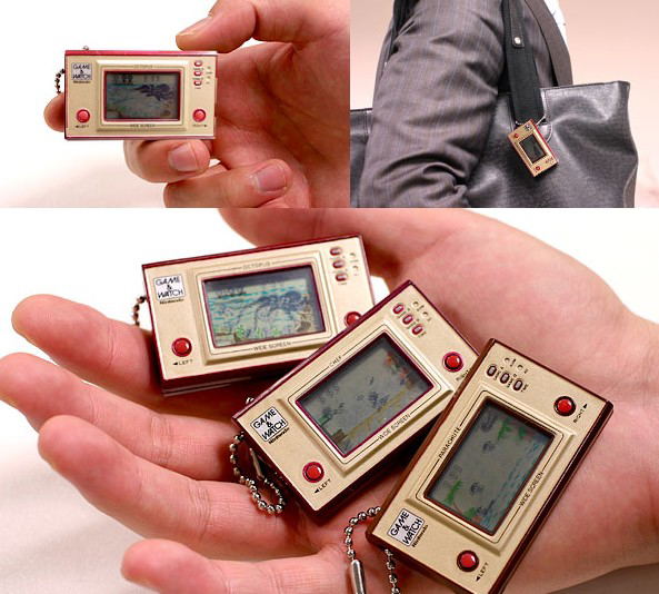 TakaraTomy Game Watch Mini Solar Key Holder: Octopus image 3