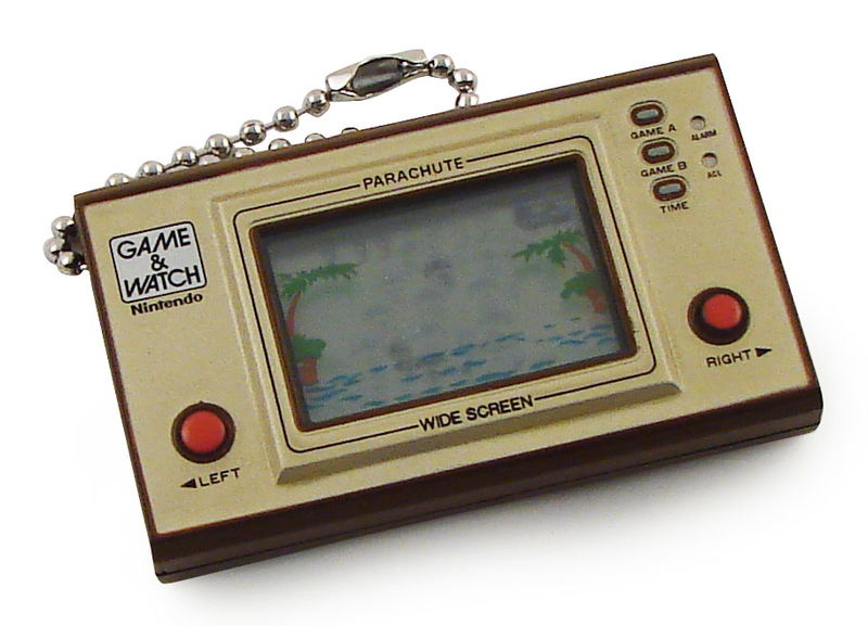 TakaraTomy Game Watch Mini Solar Key Holder: Parachute image 1
