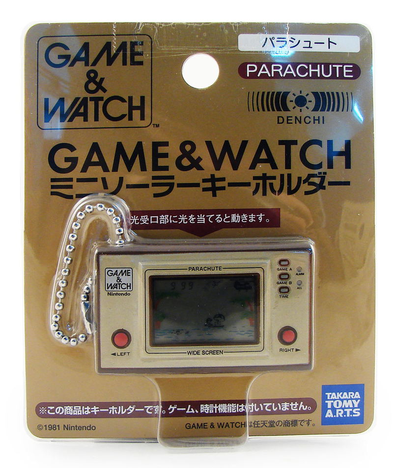 TakaraTomy Game Watch Mini Solar Key Holder: Parachute image 2