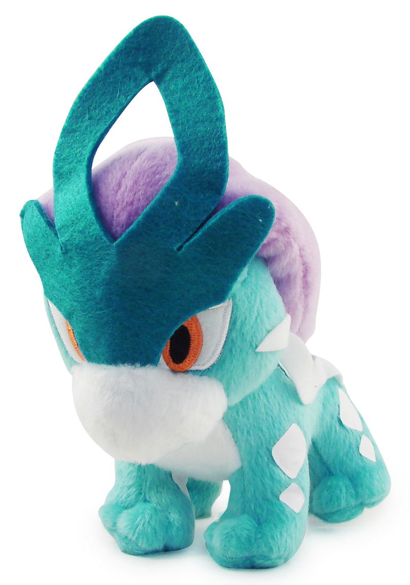 Pokemon Pocket Monster DP Korotto Pre-Painted Plush Doll: Suikun image 1