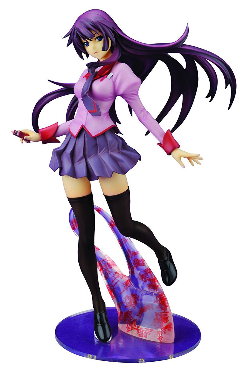 Bakemonogatari 1/8 Scale Pre-Painted PVC Figure: Senjyogahara Hitagi (Kotobukiya Version) image 1